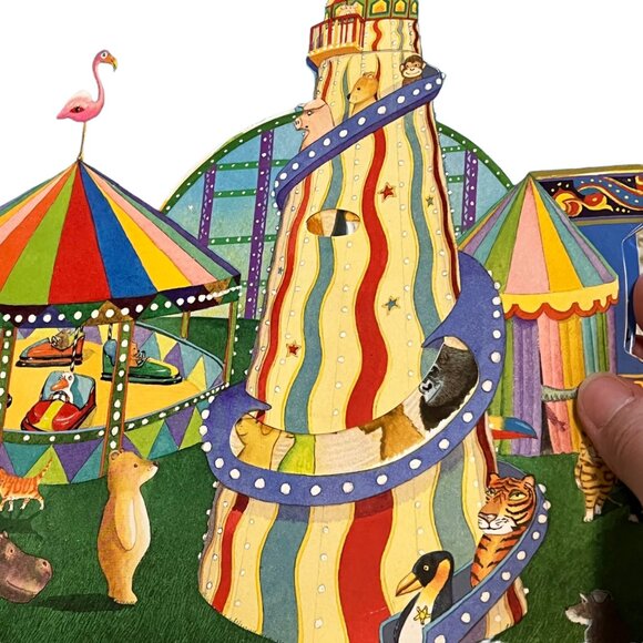 Anthony Brownes Animal Fair Pop-Up Book - Picture 4 of 13